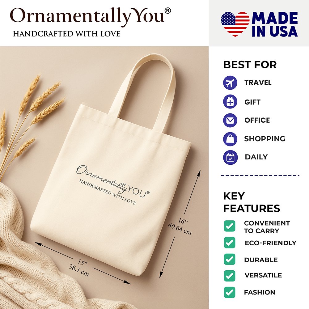 The Influence of a Great Teacher Canvas Tote Bag, Appreciation Gift Bag for Educators and Teacher